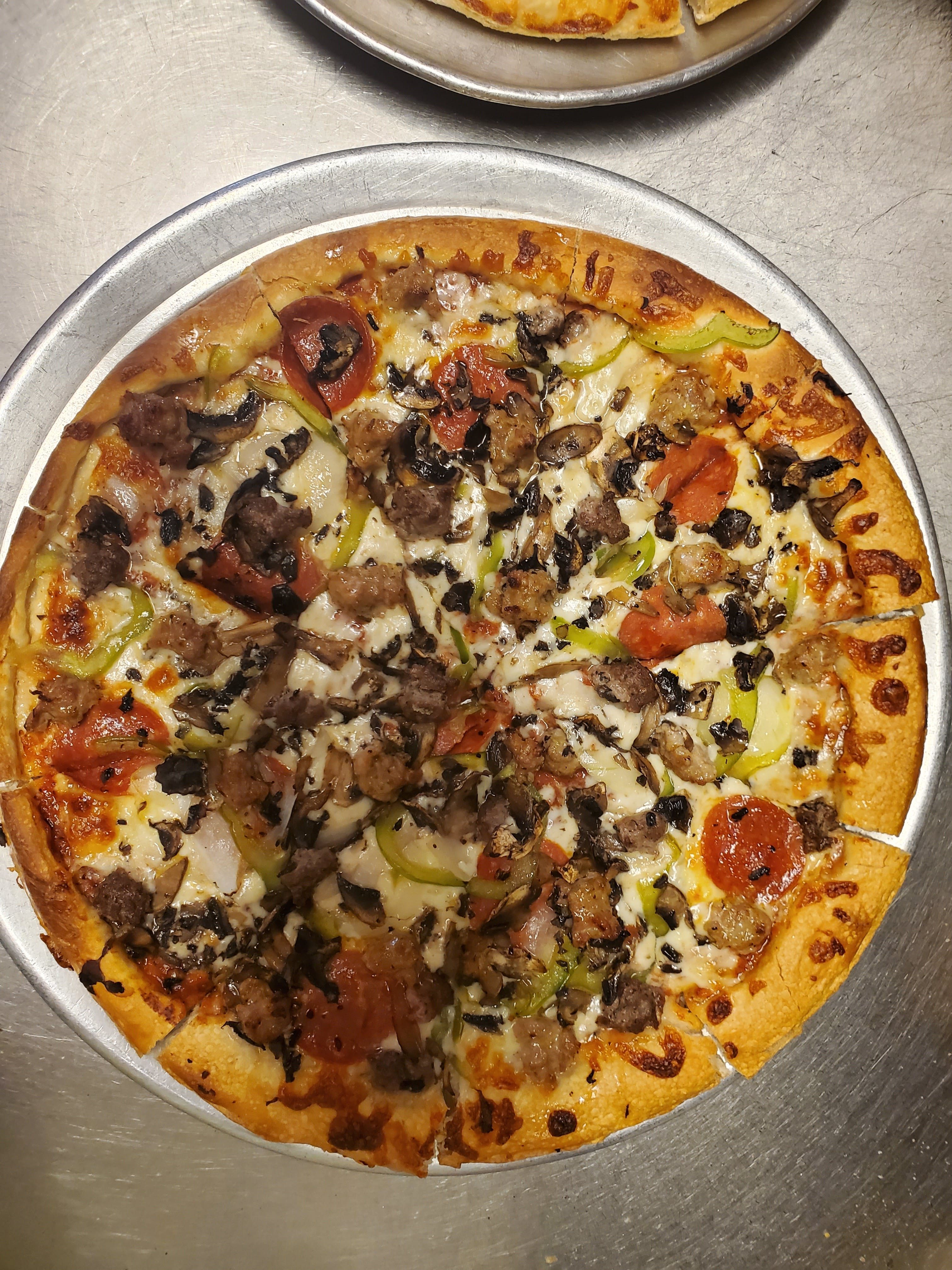 Stavro’s Special Pizza.