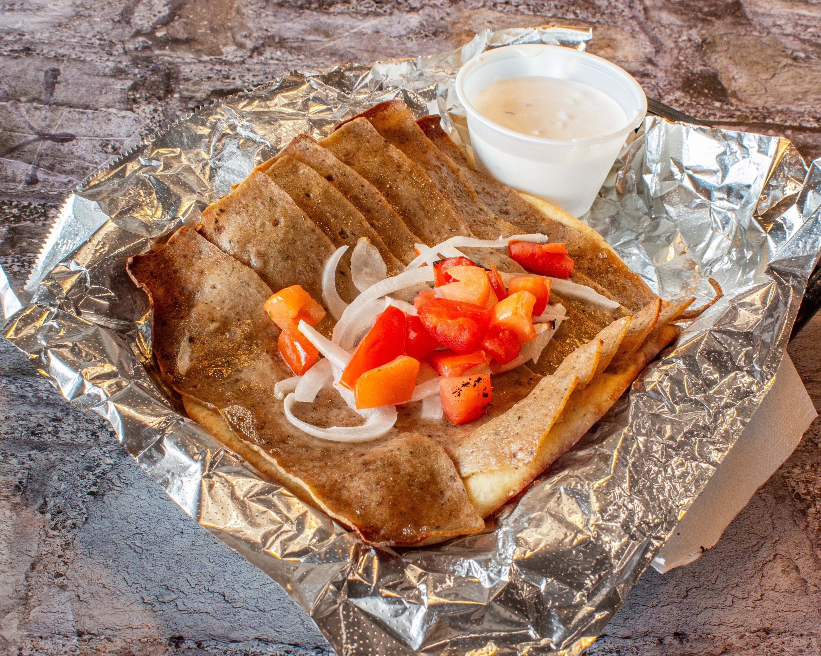 Delicious Greek Gyro.